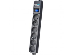 Сетевой фильтр Pilot S-MAX 1.8 м (5 евро, 1 росс., увеличенная мощность 3500 Вт) серый, Пенза.