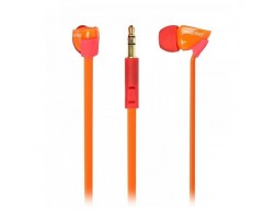 Наушники Smartbuy TECHNA SBE-7240 (20 Гц - 20 кГц, 16Ом, плоский кабель, кабель 1.2м) красный/оранжевый, Пенза.