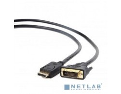 Кабель DisplayPort-DVI Gembird/Cablexpert 1м, 20M/19M, черный, экран, пакет(CC-DPM-DVIM-1M), Пенза.