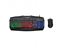 Игровой комплект клавиатура + мышь Jet.A Panteon GS270 (клавиатура с LED + 6-и кнопочная мышь с LED) чёрный, Пенза.