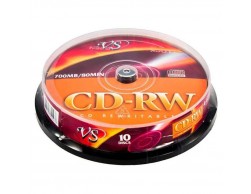 Диск CD-RW VS 700МБ, 12x, (CakeBox, 10 шт), Пенза.